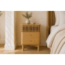 Soho Natural Oak Slatted 3 Drawer Bedside Table Soho Natural Oak Slatted 3 Drawer Bedside Table