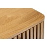 Soho Natural Oak Slatted 3 Drawer Bedside Table Soho Natural Oak Slatted 3 Drawer Bedside Table