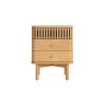 Soho Natural Oak Slatted 3 Drawer Bedside Table Soho Natural Oak Slatted 3 Drawer Bedside Table