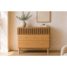 Soho Natural Oak Slatted 3 Drawer Chest of Drawers