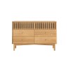 Soho Natural Oak Slatted 6 Drawer Chest of Drawers Soho Natural Oak Slatted 6 Drawer Chest of Drawers
