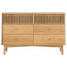 Soho Natural Oak Slatted 6 Drawer Chest of Drawers Soho Natural Oak Slatted 6 Drawer Chest of Drawers