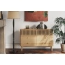 Soho Natural Oak Slatted 6 Drawer Chest of Drawers Soho Natural Oak Slatted 6 Drawer Chest of Drawers