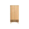 Soho Natural Oak Slatted Gents Wardrobe Soho Natural Oak Slatted Gents Wardrobe