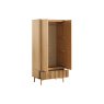 Soho Natural Oak Slatted Gents Wardrobe Soho Natural Oak Slatted Gents Wardrobe