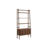 Soho Brown Oak Slatted Display Bookcase Soho Brown Oak Slatted Display Bookcase