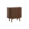 Soho Brown Oak Slatted Cupboard