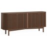 Soho Brown Oak Slatted Large Sideboard Soho Brown Oak Slatted Large Sideboard