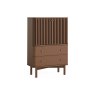 Soho Brown Oak Slatted Shoe Cabinet Soho Brown Oak Slatted Shoe Cabinet