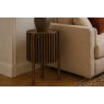 Soho Brown Oak Slatted Story Side Table
