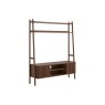 Soho Brown Oak Slatted 137cm Ladder TV Unit Soho Brown Oak Slatted 137cm Ladder TV Unit