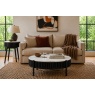 Soho Black Oak Slatted Story Coffee Table with Marble Top Soho Black Oak Slatted Story Coffee Table with Marble Top
