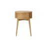 Soho Natural Oak Slatted Round Side Table Soho Natural Oak Slatted Round Side Table