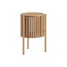Soho Natural Oak Slatted Story Side Table Soho Natural Oak Slatted Story Side Table
