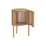 Soho Natural Oak Slatted Story Side Table Soho Natural Oak Slatted Story Side Table