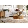 Soho Natural Oak Slatted Story Coffee Table Soho Natural Oak Slatted Story Coffee Table
