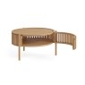 Soho Natural Oak Slatted Story Coffee Table Soho Natural Oak Slatted Story Coffee Table