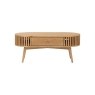 Soho Natural Oak Slatted Oval Coffee Table Soho Natural Oak Slatted Oval Coffee Table