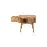 Soho Natural Oak Slatted Oval Coffee Table Soho Natural Oak Slatted Oval Coffee Table