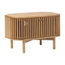 Soho Natural Oak Slatted Corner TV Unit Soho Natural Oak Slatted Corner TV Unit