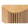 Soho Natural Oak Slatted Corner TV Unit Soho Natural Oak Slatted Corner TV Unit