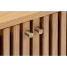 Soho Natural Oak Slatted Corner TV Unit Soho Natural Oak Slatted Corner TV Unit