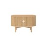 Soho Natural Oak Slatted Corner TV Unit Soho Natural Oak Slatted Corner TV Unit