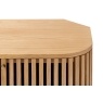 Soho Natural Oak Slatted Corner TV Unit Soho Natural Oak Slatted Corner TV Unit