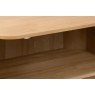 Soho Natural Oak Slatted Corner TV Unit Soho Natural Oak Slatted Corner TV Unit