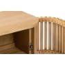 Soho Natural Oak Slatted Small TV Unit Soho Natural Oak Slatted Small TV Unit