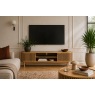 Soho Natural Oak Slatted Large TV Unit Soho Natural Oak Slatted Large TV Unit