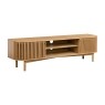 Soho Natural Oak Slatted Large TV Unit Soho Natural Oak Slatted Large TV Unit