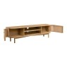 Soho Natural Oak Slatted Large TV Unit Soho Natural Oak Slatted Large TV Unit