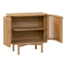 Soho Natural Oak Slatted Cupboard Soho Natural Oak Slatted Cupboard