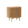 Soho Natural Oak Slatted Cupboard