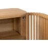 Soho Natural Oak Slatted Cupboard Soho Natural Oak Slatted Cupboard