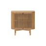 Soho Natural Oak Slatted Cupboard Soho Natural Oak Slatted Cupboard