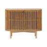 Soho Natural Oak Slatted Small Sideboard Soho Natural Oak Slatted Small Sideboard