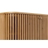 Soho Natural Oak Slatted Small Sideboard Soho Natural Oak Slatted Small Sideboard