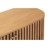 Soho Natural Oak Slatted Small Sideboard Soho Natural Oak Slatted Small Sideboard