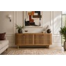 Soho Natural Oak Slatted Large Sideboard Soho Natural Oak Slatted Large Sideboard
