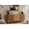 Soho Natural Oak Slatted Sideboard with Drawers Soho Natural Oak Slatted Sideboard with Drawers