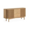 Soho Natural Oak Slatted Sideboard with Drawers Soho Natural Oak Slatted Sideboard with Drawers