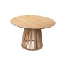 Soho Natural Oak Slatted Round Dining Table Soho Natural Oak Slatted Round Dining Table