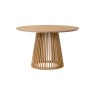 Soho Natural Oak Slatted Round Dining Table Soho Natural Oak Slatted Round Dining Table