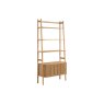 Soho Natural Oak Slatted Display Bookcase Soho Natural Oak Slatted Display Bookcase