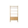 Soho Natural Oak Slatted Display Bookcase Soho Natural Oak Slatted Display Bookcase