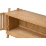Soho Natural Oak Slatted Display Bookcase Soho Natural Oak Slatted Display Bookcase