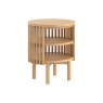 Soho Natural Oak Slatted Open Side Table Soho Natural Oak Slatted Open Side Table