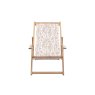 Gallery Direct Creta Deck Chair in Clay Flora Gallery Direct Creta Deck Chair in Clay Flora